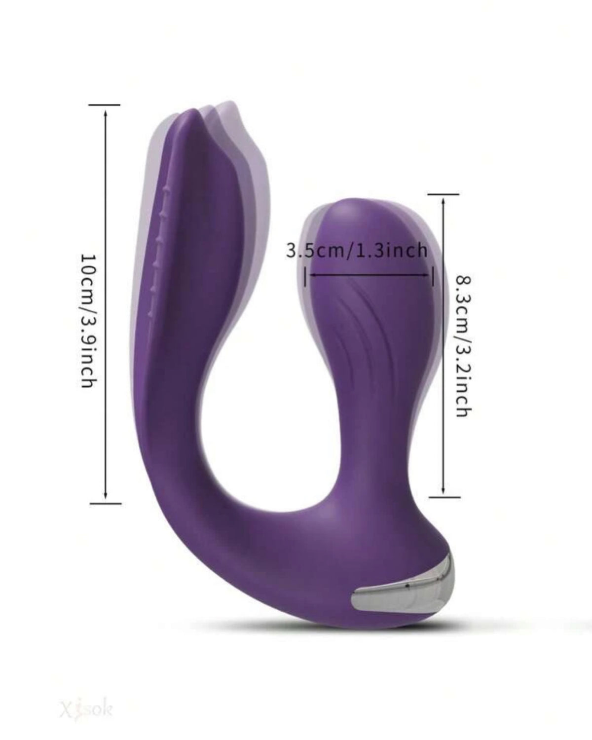Vibrador com Controle por App - Estímulo Duplo Conexão à Distância, Vibração Poderosa e Design Anatômico com Recarga Magnética