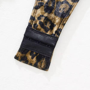 Body Animal Print – Poder Selvagem e Elegância Atemporal - com luvas e meias