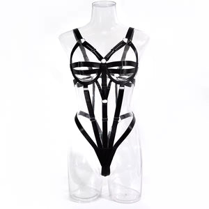 Kit Cena Proibida – Body Dominatrix + Chicote com Plug