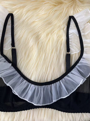 Fantasia Empregada – Fantasia com Babados e Transparência