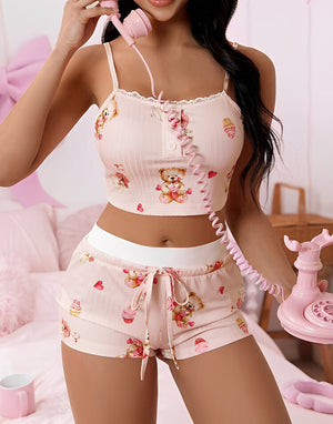 Baby Doll Ursinhos com Casaquinho – Conforto, fofura e estilo em um só look