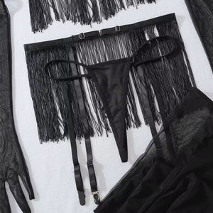 Conjunto com Franja – Atitude e Movimento em Cada Detalhe - com luvas e meias