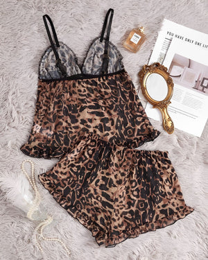 Baby Doll Animal Print Luxo – Sensualidade e Conforto com Estampa Selvagem