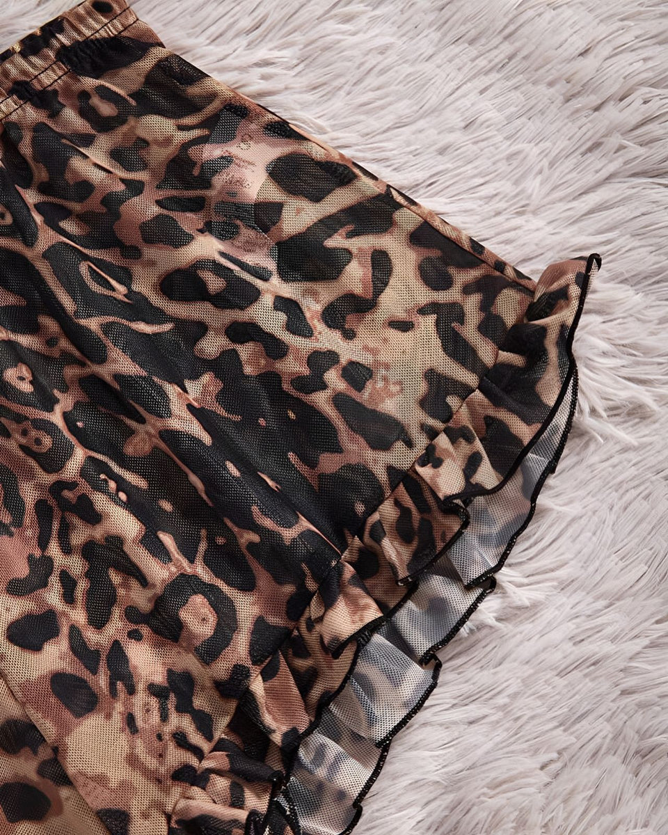 Baby Doll Animal Print Luxo – Sensualidade e Conforto com Estampa Selvagem