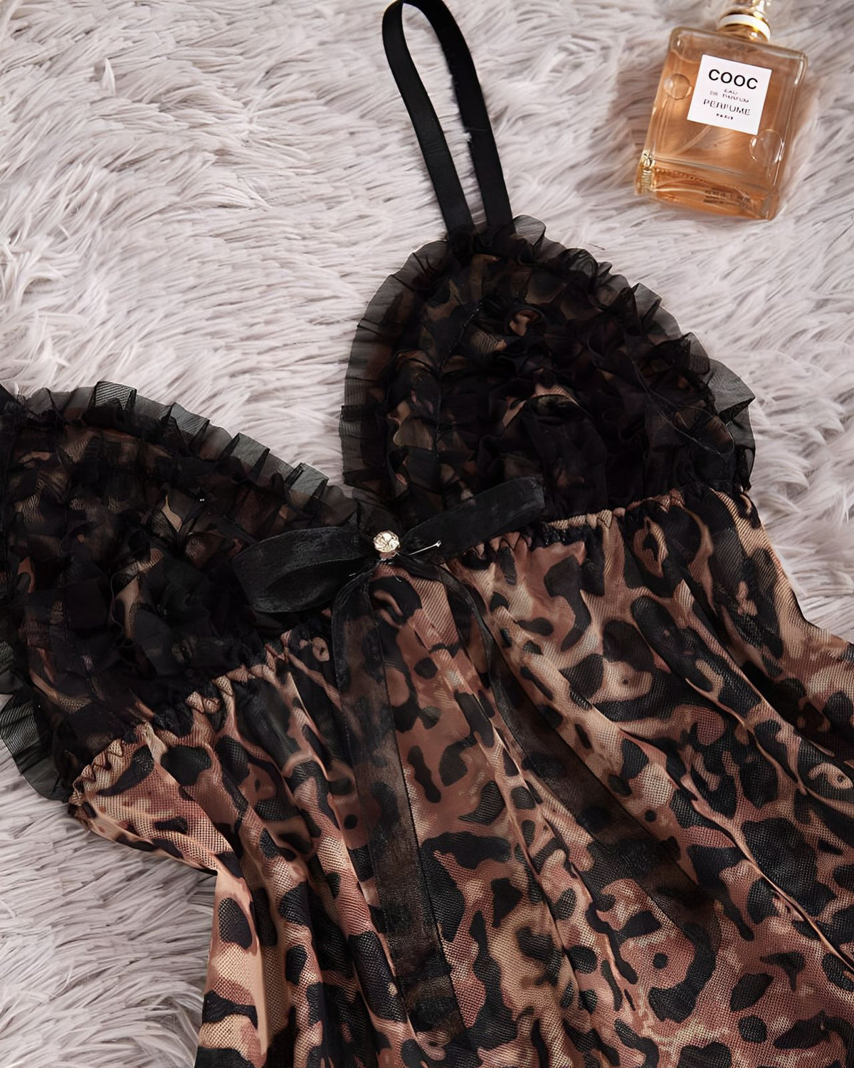 Baby Doll Animal Print Luxo – Sensualidade e Conforto com Estampa Selvagem