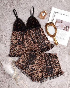 Baby Doll Animal Print Luxo – Sensualidade e Conforto com Estampa Selvagem