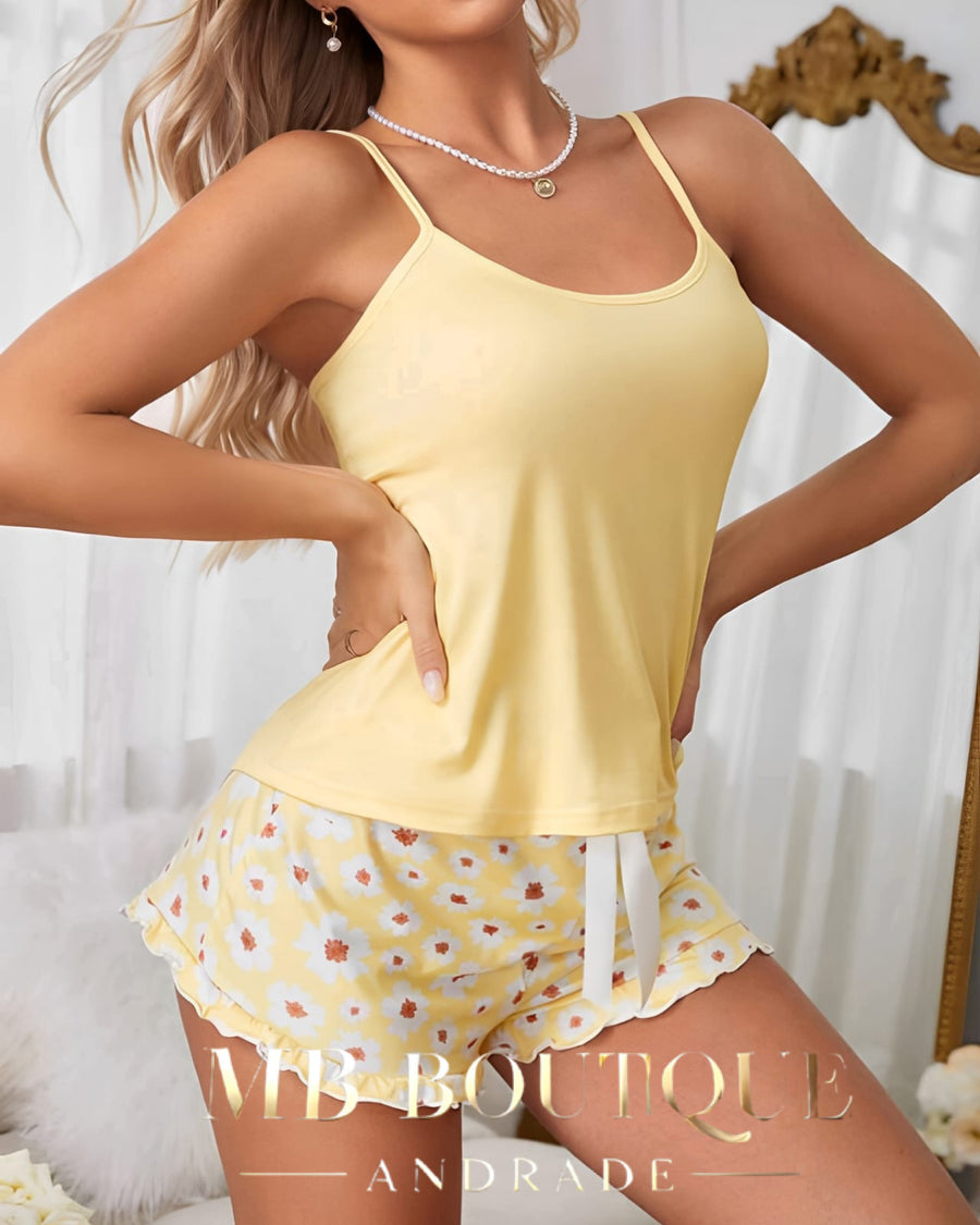 BabyDoll Floral Suave – Conforto e Elegância para Noites Tranquilas e Especiais