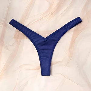 Calcinha Fio Dental Feminina em Spandex - P ao GG