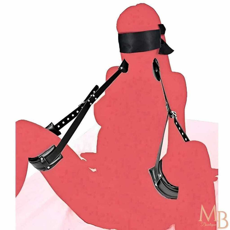 Kit BDSM com Cinta de Suspensão e Venda para Olhos - Liberdade