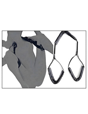 Kit BDSM com Cinta de Suspensão e Venda para Olhos - Liberdade para Explorar Fantasias