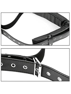 Kit BDSM com Cinta de Suspensão e Venda para Olhos - Liberdade para Explorar Fantasias