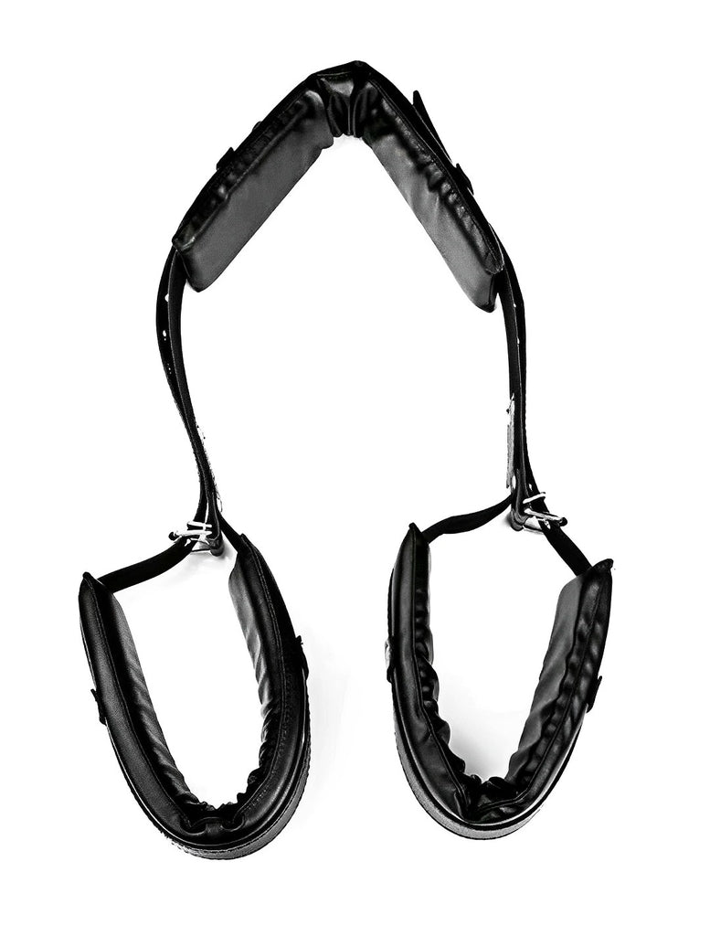 Kit BDSM com Cinta de Suspensão e Venda para Olhos - Liberdade para Explorar Fantasias