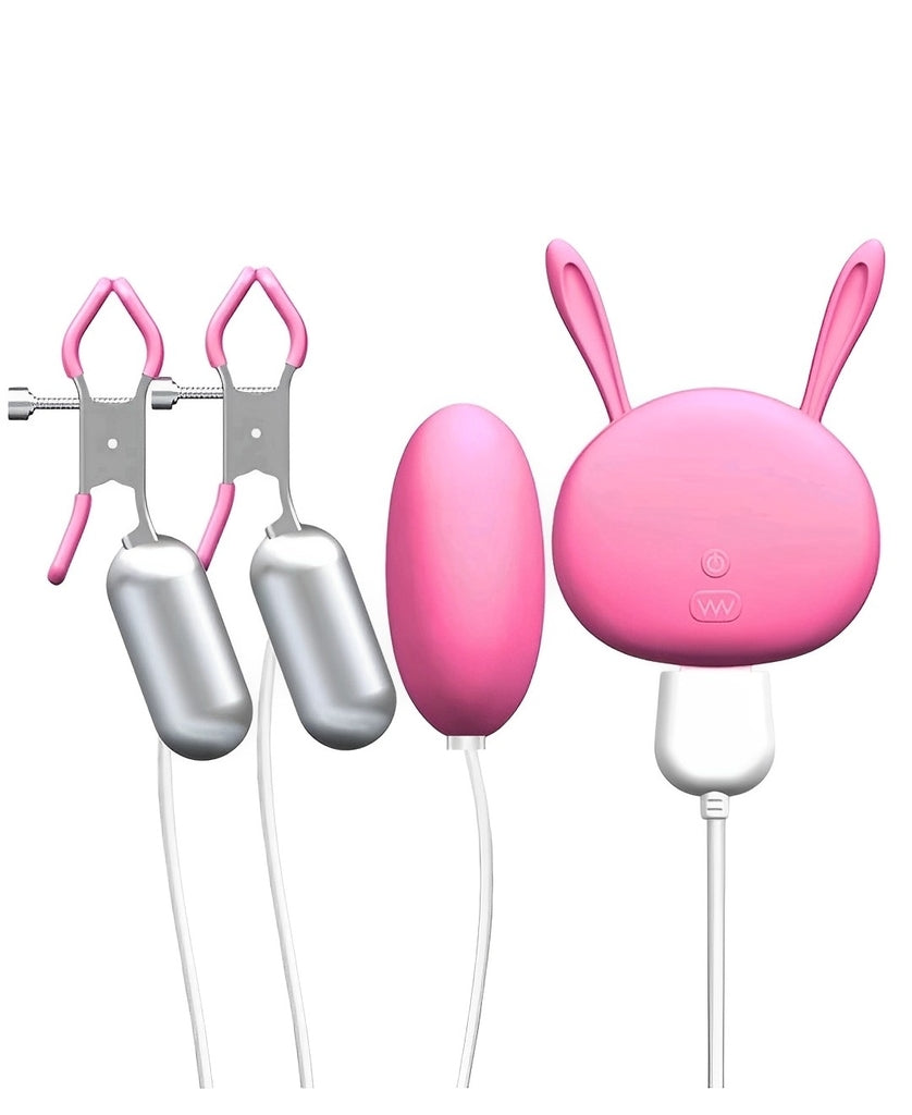 Estimulador de Mamilos e Clitóris com Vibração e Controle USB