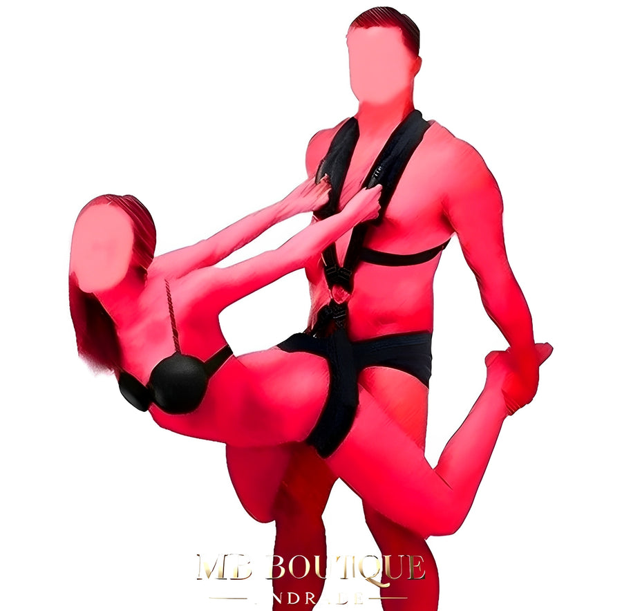 Cinta Erótica para Posições Sexuais - Suporte BDSM com Alças