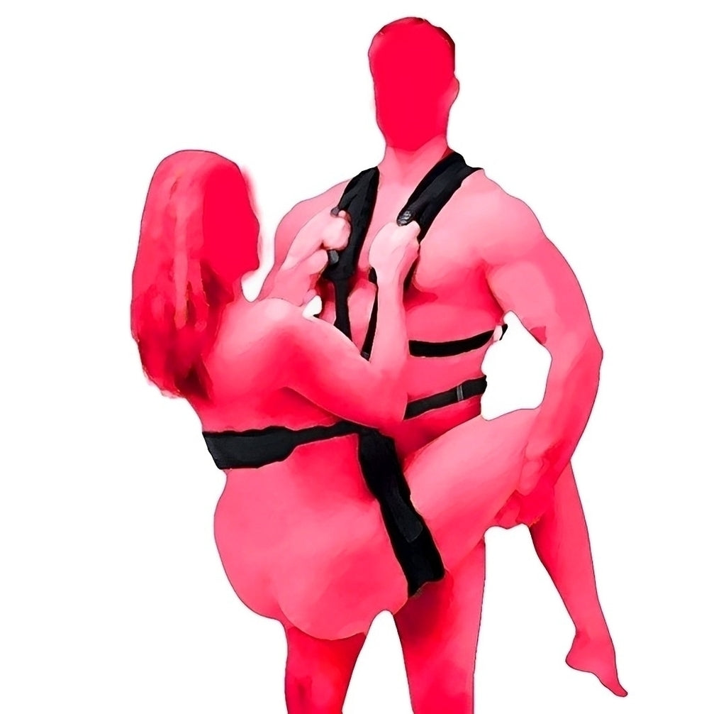 Cinta Erótica para Posições Sexuais - Suporte BDSM com Alças Ajustáveis para Casais