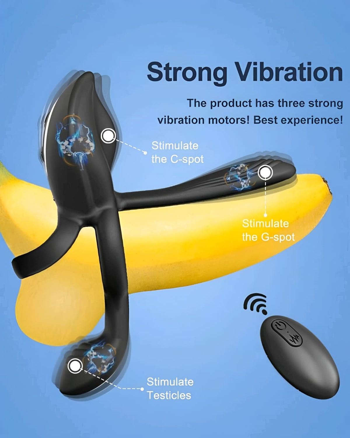 Anel Peniano Vibratório com Controle Remoto