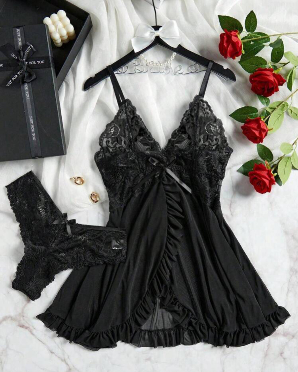 Camisola em Renda e Tule - Conforto e Sensualidade na Medida Certa