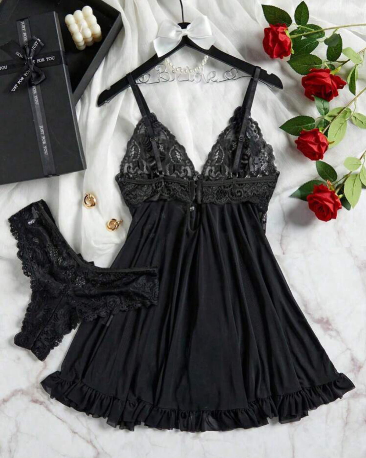Camisola em Renda e Tule - Conforto e Sensualidade na Medida Certa
