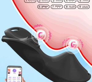 Vibrador de Borboleta Vestível com 9 Modos