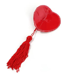 Tapa-Seios Coração com Tassel - Toque Burlesco e Divertido