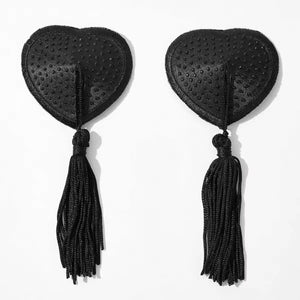 Tapa-Seios Coração com Tassel - Toque Burlesco e Divertido
