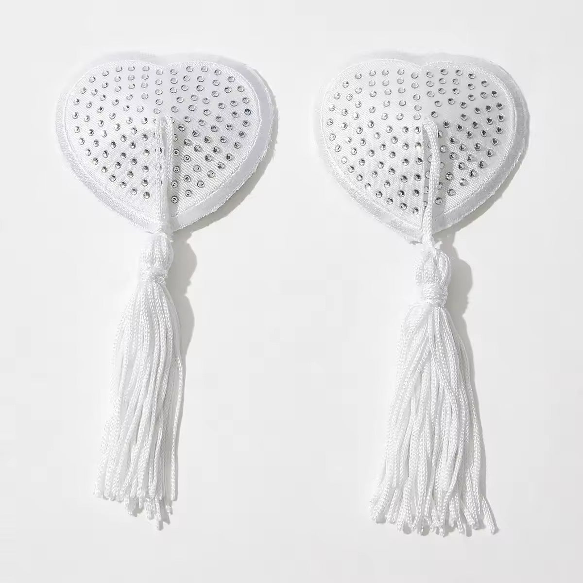 Tapa-Seios Coração com Tassel - Toque Burlesco e Divertido