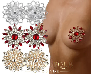Tapa-Seios Joia Floral - Impacto Visual e Sofisticação