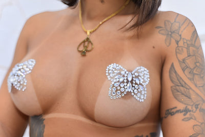 Tapa Seios Adesivo com Strass (não acompanha calcinha)