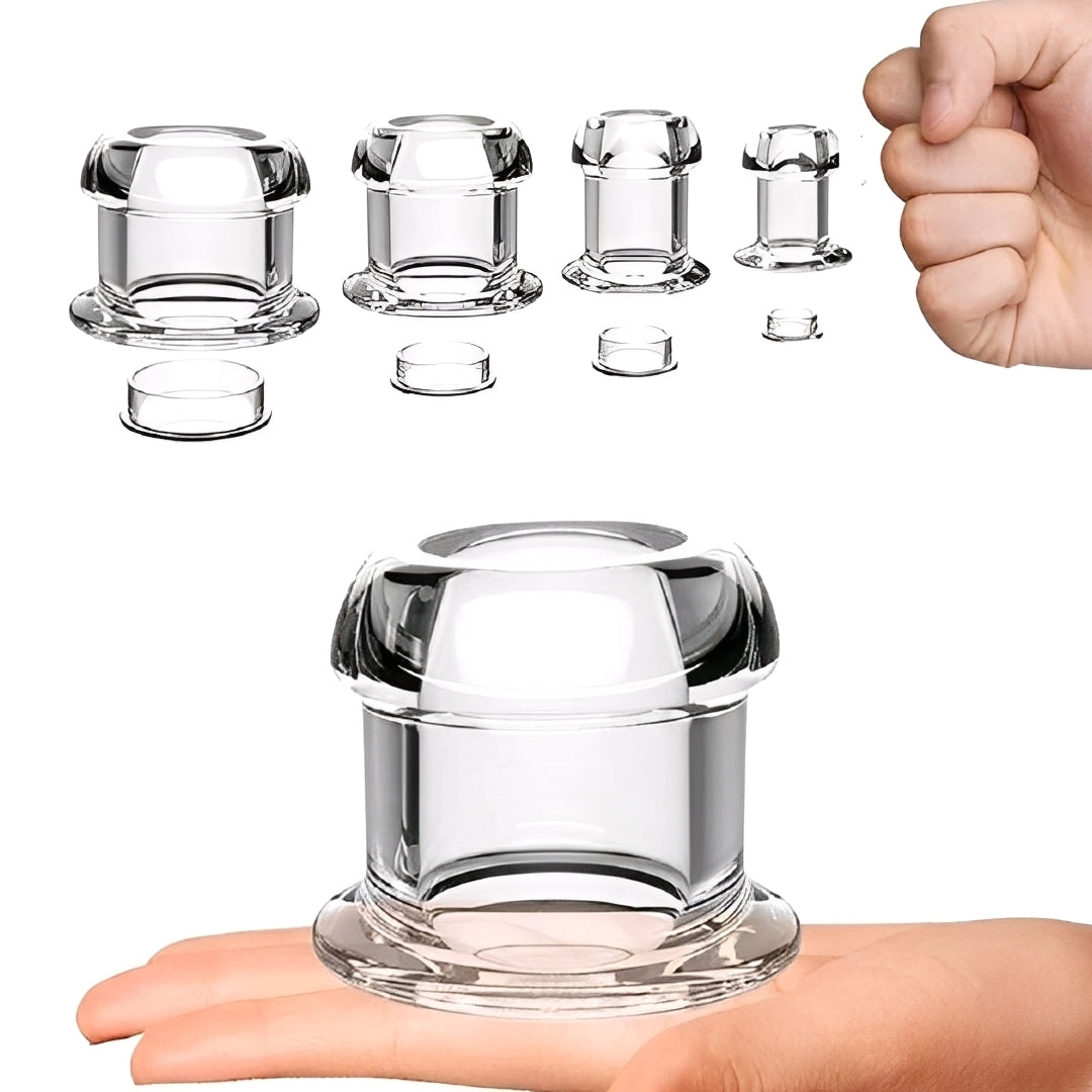 Plug Anal Oco Transparente - Treinador e Estimulador Íntimo com Design