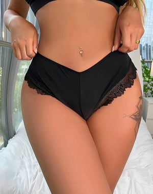 Calcinha confortável rendada