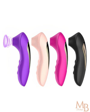 Acessório- Vibrador Estimulador Sugador recarregável 10 frequências
