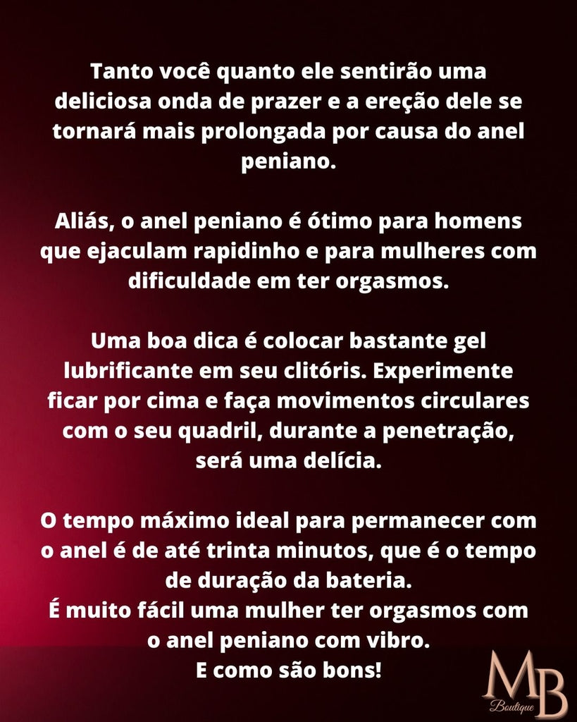 Kit Anel para membro + Lubrificante neutro
