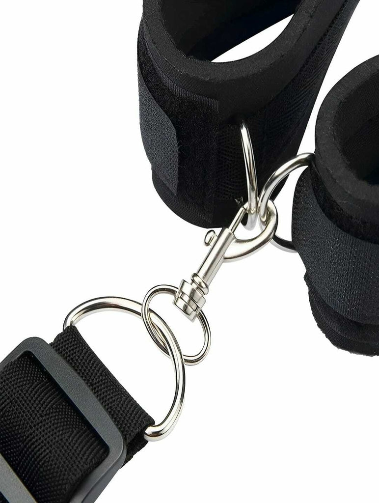 Algemas com Restrição Traseira e Bola de Mordida – Acessório de Dominação Erótica para Casais