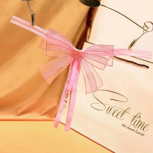 Calcinha Sexy com detalhe em laço e pérolas