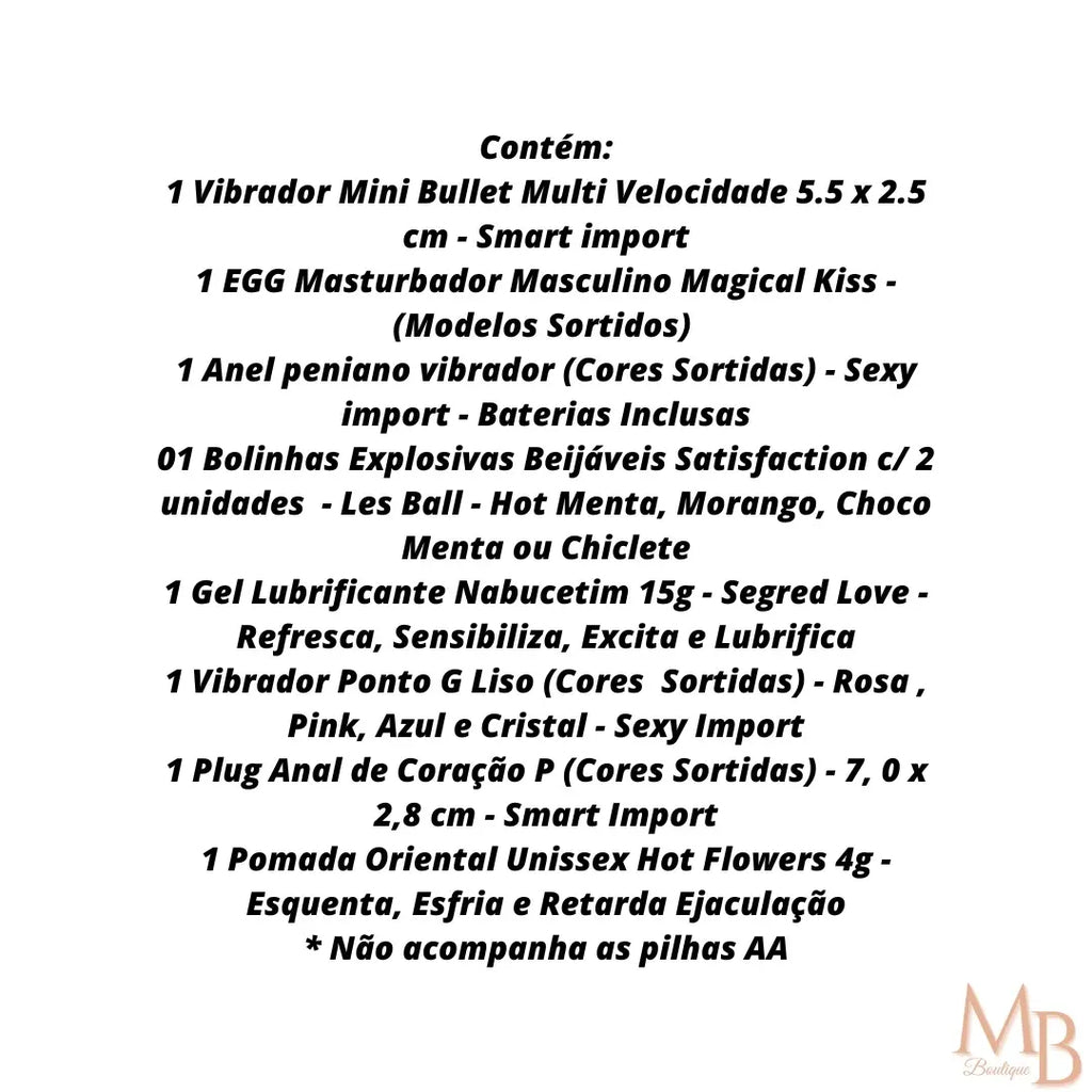 Kit - contém 8 itens