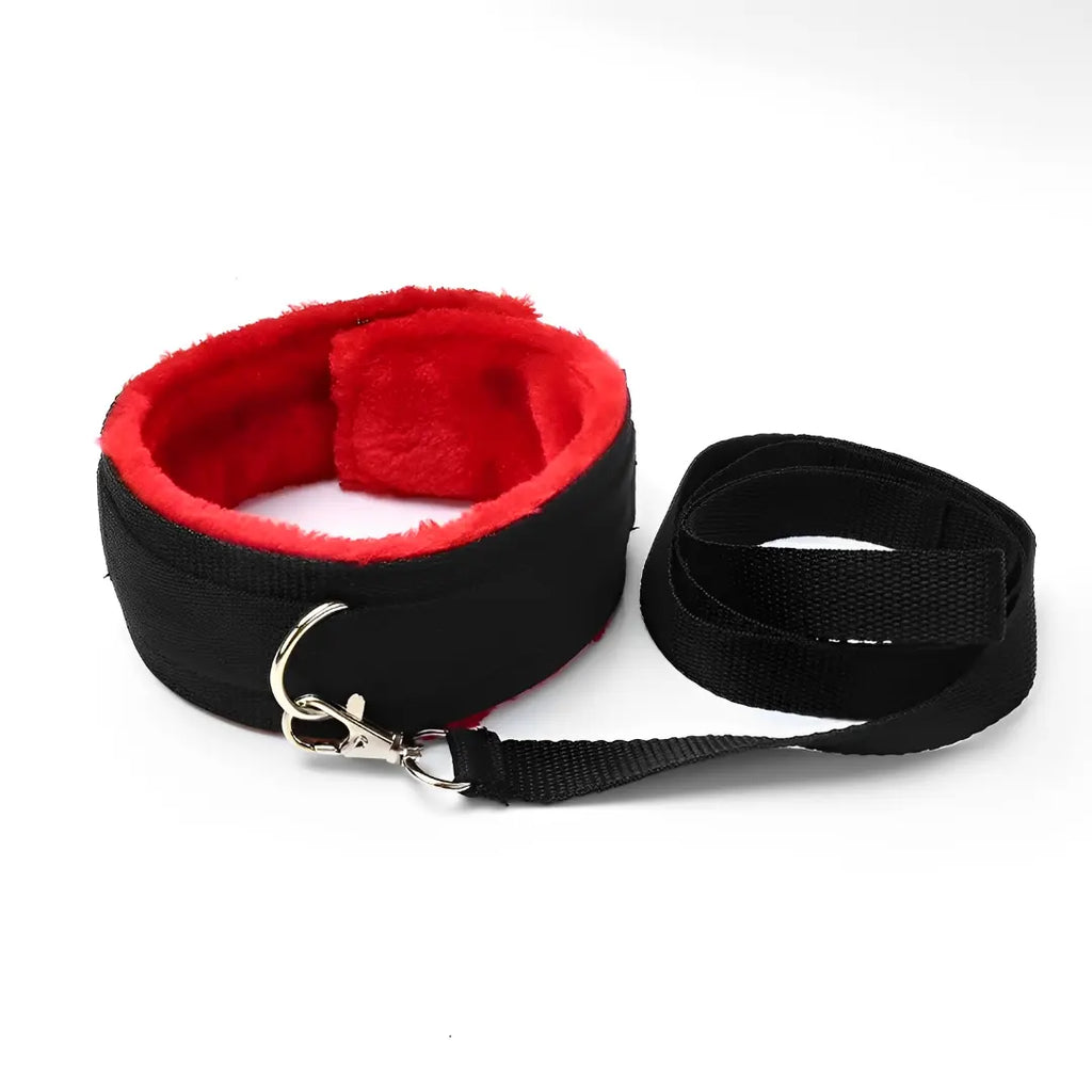 Kit BDSM 12 Peças com Plug de Cauda, Vibrador, Algemas e Venda – Estimule Fantasias e Surpreenda