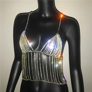 Conjunto Luxo com detalhes em strass