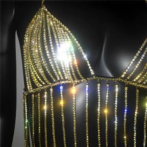 Conjunto Luxo com detalhes em strass