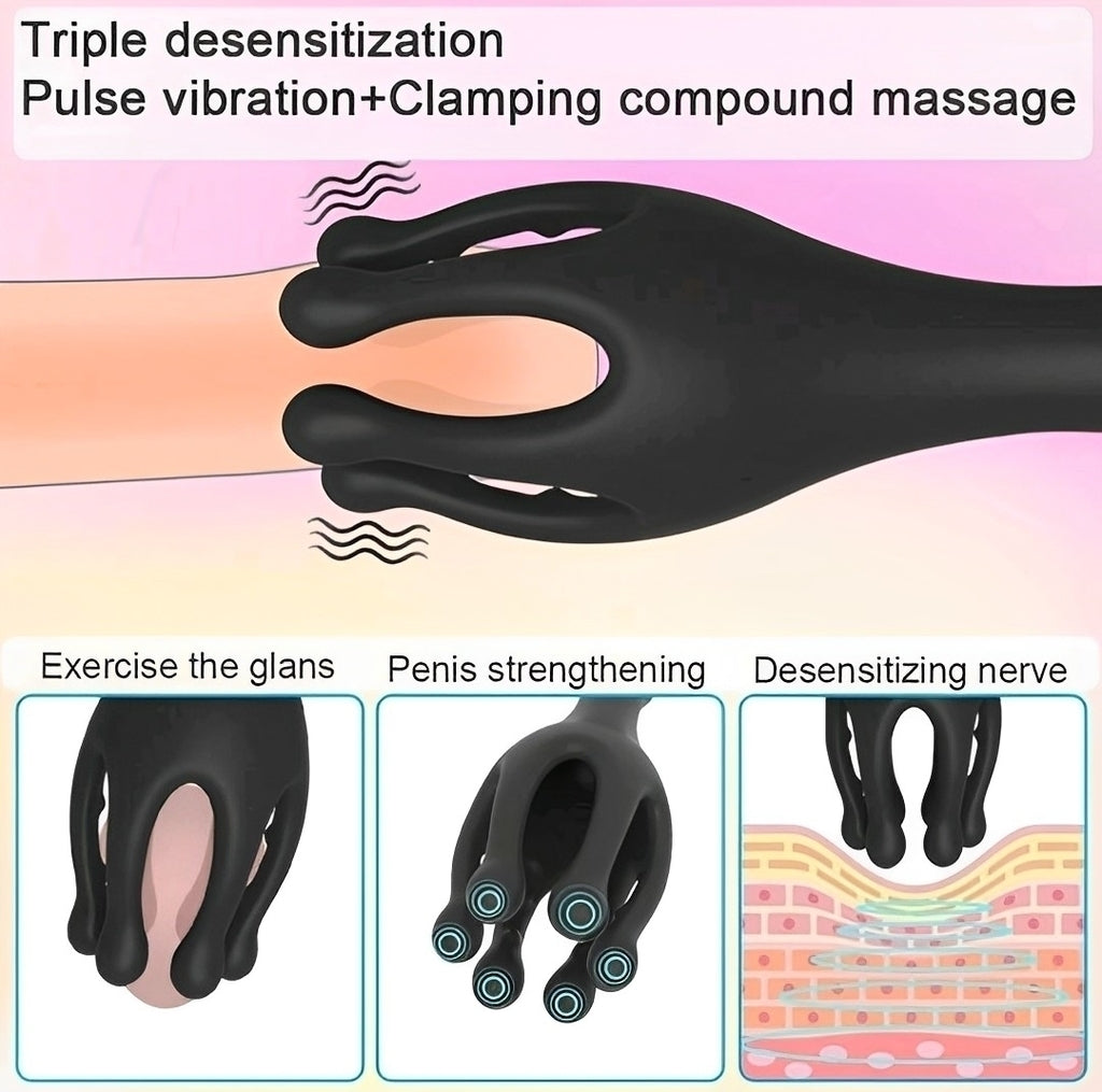 Vibrador masculino e estimulador de glândulas 