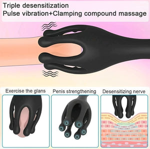 Vibrador masculino e estimulador de glândulas 