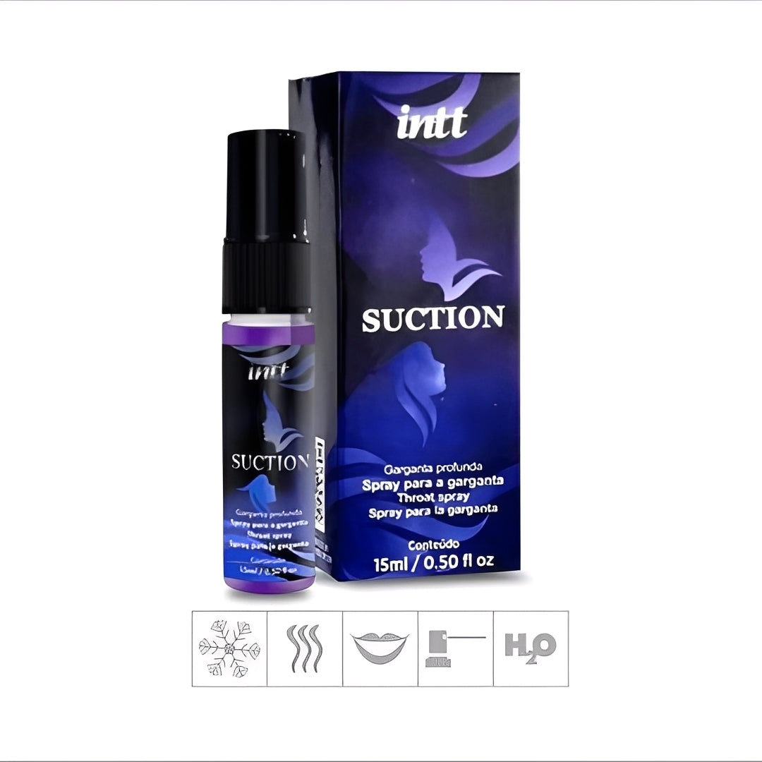 Spray Garganta Profunda INTT Sabor Morango, Menta ou Canela – Gel Oral para Sexo Oral Mais Profundo