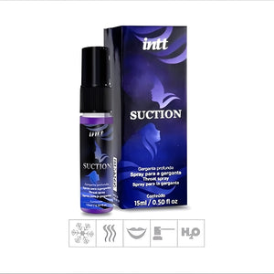 Spray Garganta Profunda INTT Sabor Morango, Menta ou Canela – Gel Oral para Sexo Oral Mais Profundo
