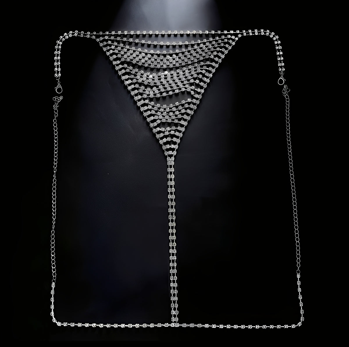 Calcinha Corrente com Strass – Coleção Gold | Lingerie Joia de Luxo - Para noites ousadas