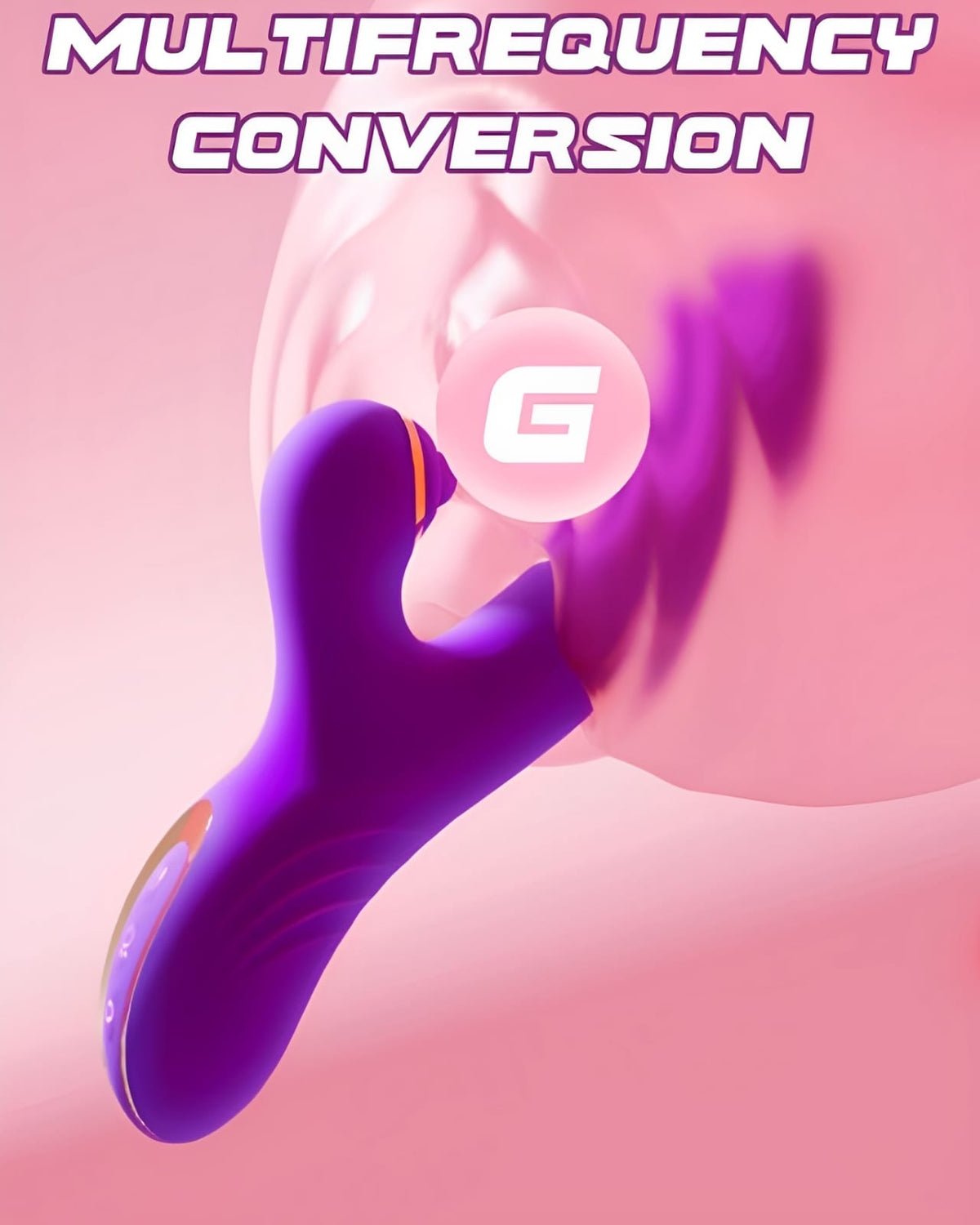 Vibrador 3 em 1 - com 10 modos de vibração - à prova d'água