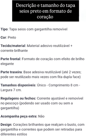 Calcinha Fio Dental Preta com Renda Corações e Tiras Laterais – Lingerie Sexy e Sensual Feminina P ao GG