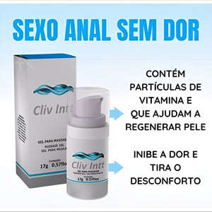 Gel Íntimo Facilitador Cliv Intt 17g | Sexo Anal Sem Dor, Mais Prazer e Conforto