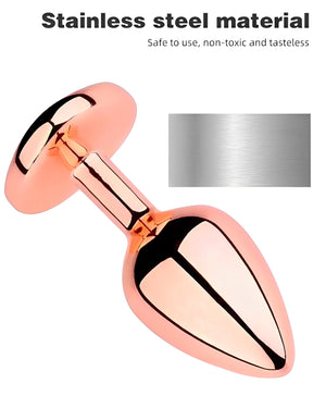 Kit Luxo no Hotel – Camisola Dhi + Plug Anal Rosa Ouro