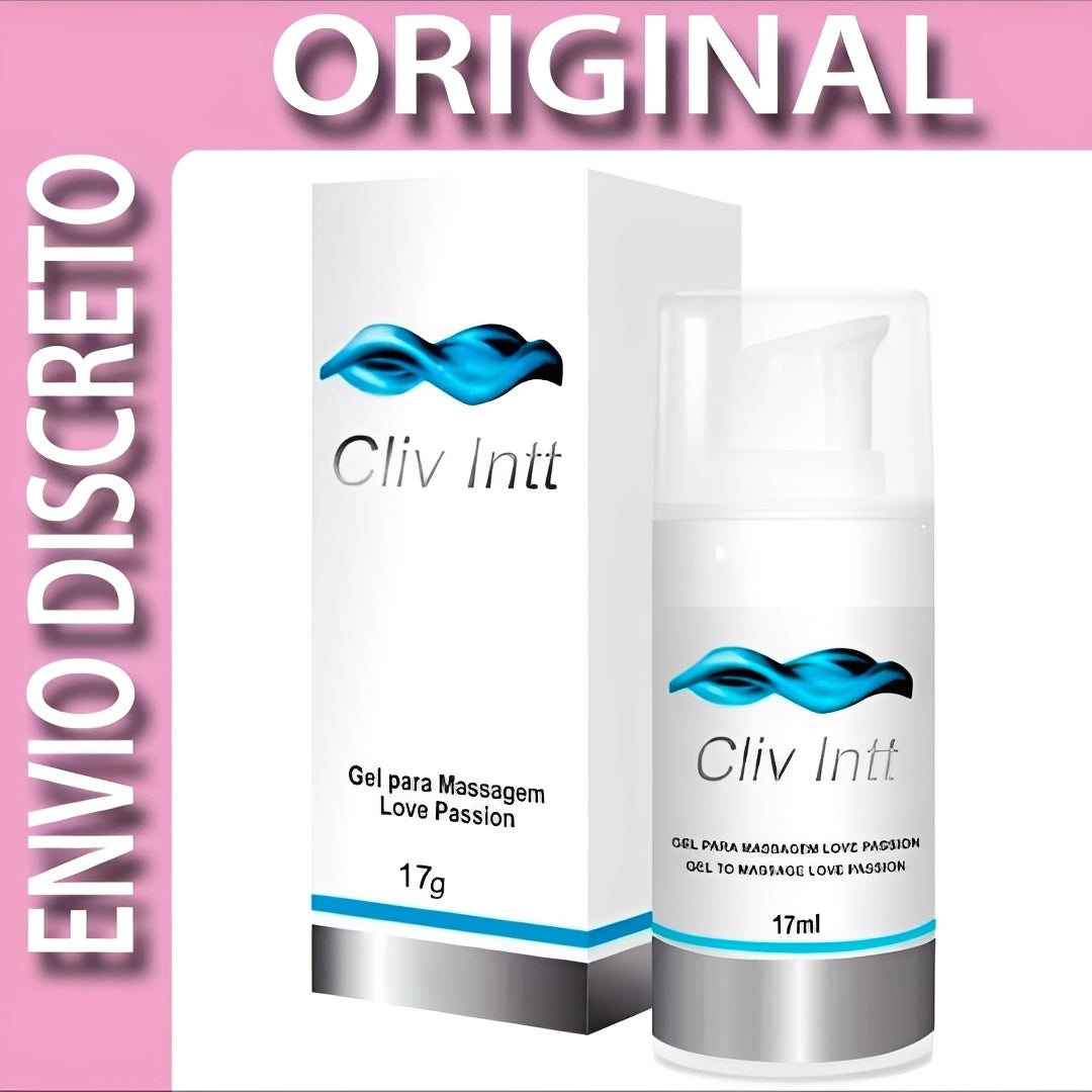Gel Íntimo Facilitador Cliv Intt 17g | Sexo Anal Sem Dor, Mais Prazer e Conforto