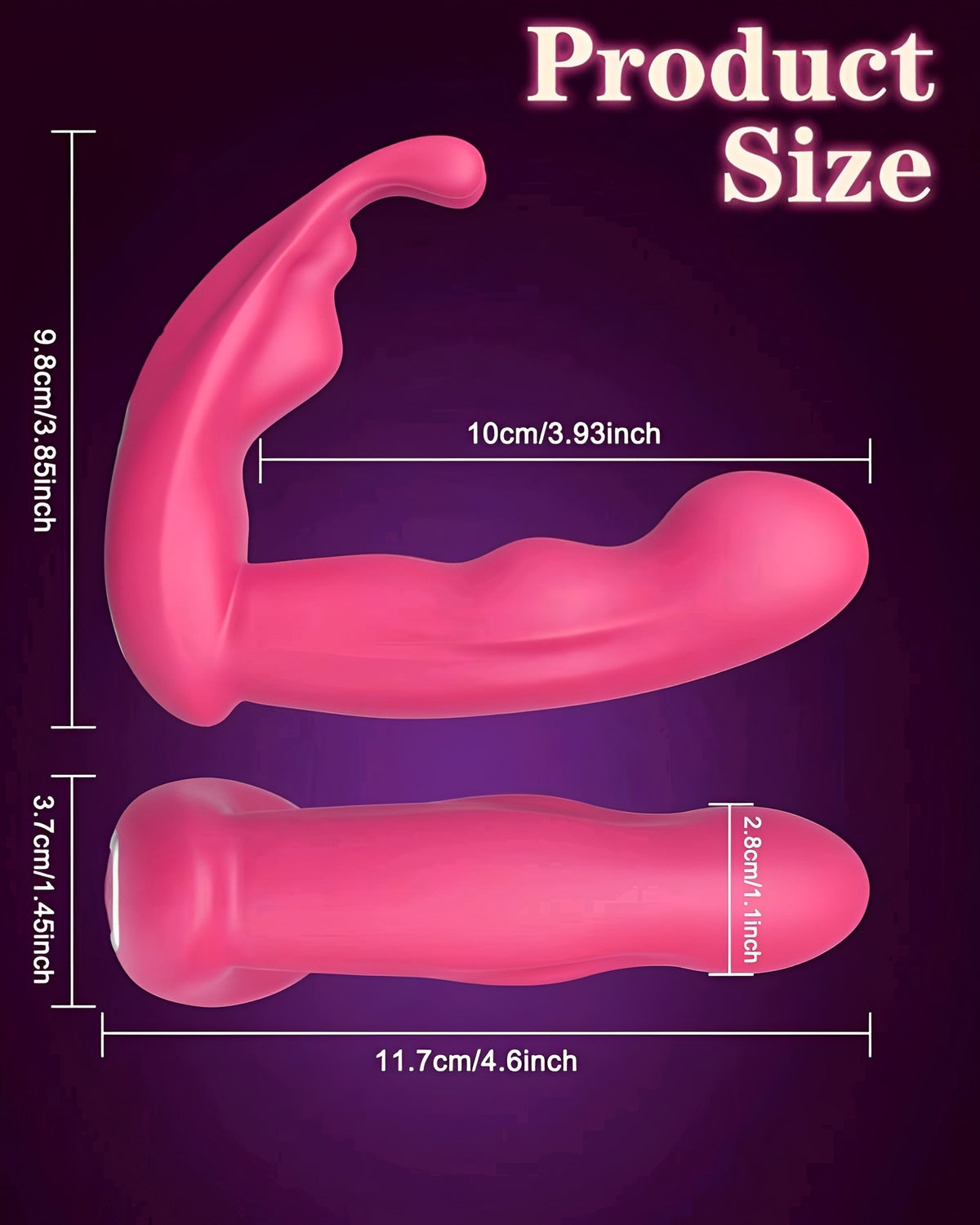 Acessório Vibrador Vestível com Controle por App - Estimulação Dupla com Discrição e Prazer Personalizado
