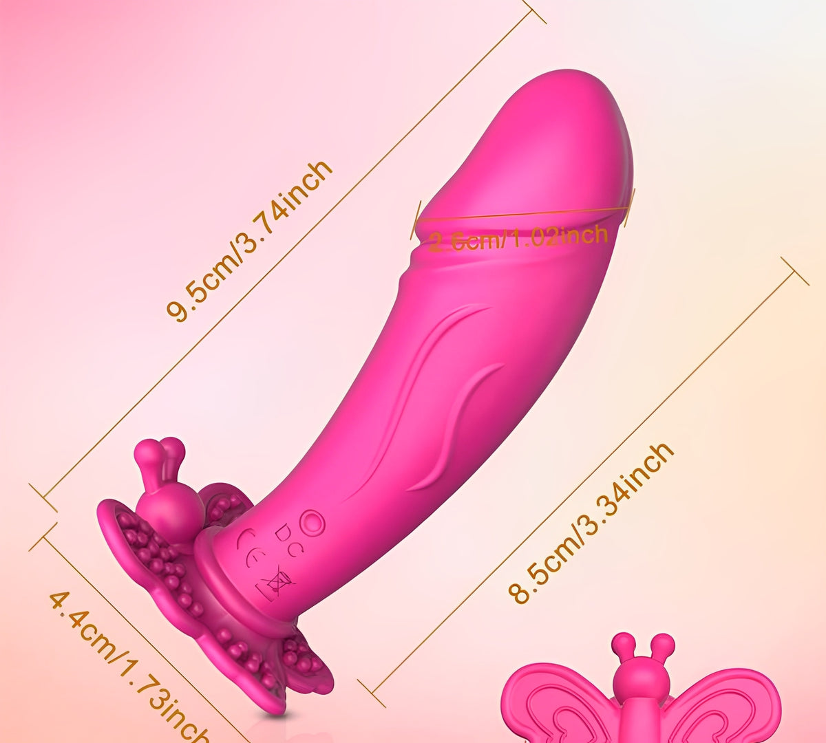 Kit Sedução na Estrada – Calcinha Borboleta + Vibrador Borboleta Vestível